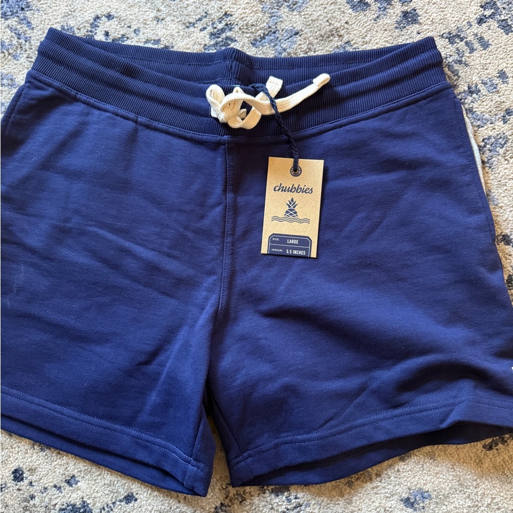 Chubbies Men’s Navy Athletic Shorts